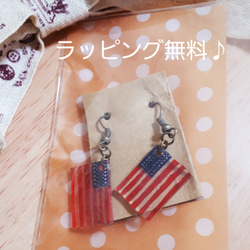 数量限定ハンドメイド2019＊お好きな国を2個セットで♪1セット500円→2セットで500円！国旗ピアス、イヤリング 4枚目の画像