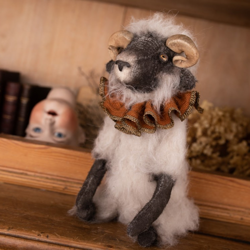 アーティストベア ぬいぐるみ 気怠ひつじ 羊 ロリィタ アーティストベア ぬいぐるみ 気怠ひつじ 羊 ロリィタ