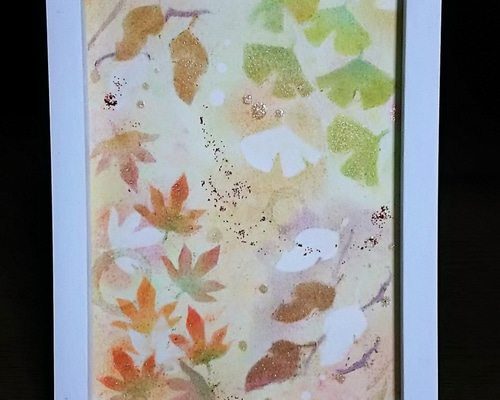 Xmas present ハンドメイドパステル画　絵画アート原画 森のクリスマス−1（パステル画・原画） 絵画 PRISM Arch 通販