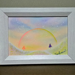 パステルアート 月明かりへのいざない パステル画原画 絵画 T's