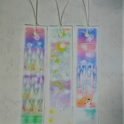 蝶と水面のパステル画 蝶と水面のパステル画 水彩画 蝶と少女（原画、F4サイズ、額付き