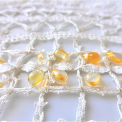 20個　小さいしずく　透明イエロー　チェコビーズ　Czech Glass Beads 3枚目の画像