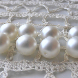 10 顆霧面珍珠塗層捷克玻璃珠 第1張的照片