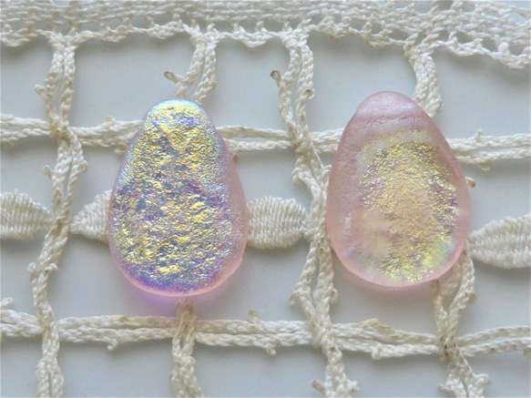 SAKURAの羽衣　Czech Glass Beads2個 3枚目の画像