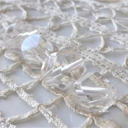 4 顆寶石切割透明捷克玻璃珠 第3張的照片