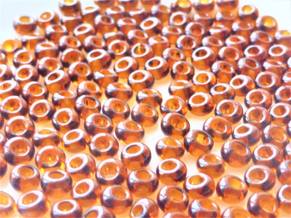 10g 3mm ブラウン　PRECIOSAチェコドロップシードビーズCzech Glass Beadsa 3枚目の画像