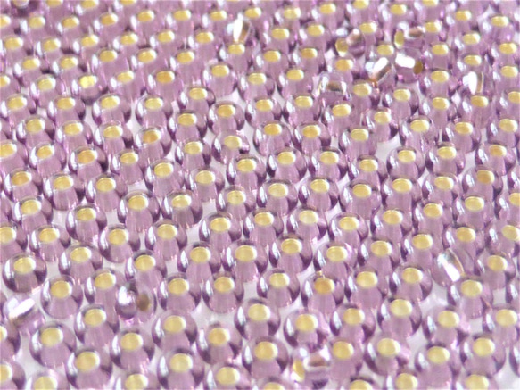 10g10/01.5mm-2mm 深紫色銀寶仕奧莎捷克籽珠捷克玻璃珠 第5張的照片