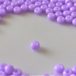 10ｇ２ｍｍ　ラベンダーチェコシードビーズ Czech Glass Beads　 1枚目の画像