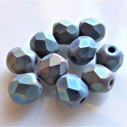 20個ラピスマット　チェコビーズCzech Glass Beads 3枚目の画像