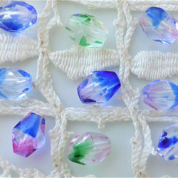 FP 虹　チェコビーズCzech Glass Beads１０個 2枚目の画像