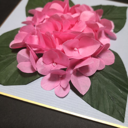 和紙の折り紙フラワー(紫陽花) 3枚目の画像
