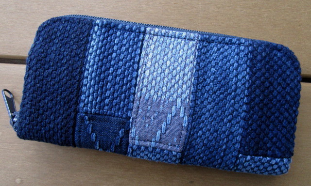 長財布 剣道着 ハンドメイド 古布リメイク バッグ アンティーク