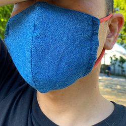 親子でおそろい　立体マスクセット　送料無料　ダブルガーゼリネン 10枚目の画像