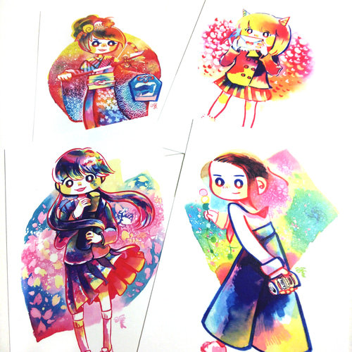 12ヵ月イメージキャラクターポストカードセット ポストカード