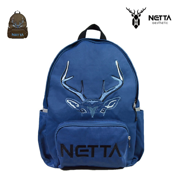 NETTAハラジュクストリートシリーズバックパック/撥水カジュアルバックパック/ 2色/バックパック/多機能バックパック/鹿頭バ 3枚目の画像