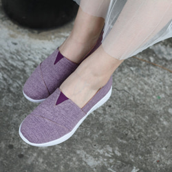 NETTA厚底舒適休閒鞋 紫色 / 厚底鞋 / 休閒鞋 / 懶人鞋 第1張的照片
