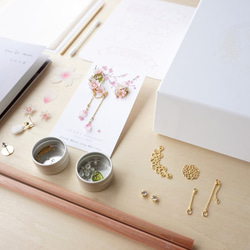 手作りキット「基本の桜」化粧箱付き・オマケ付き 1枚目の画像