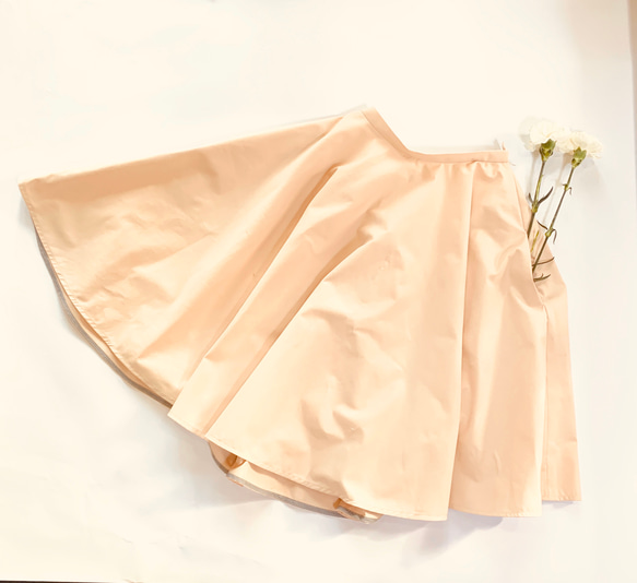 [SALE]棉/尼龍圓裙櫻桃粉色 第8張的照片