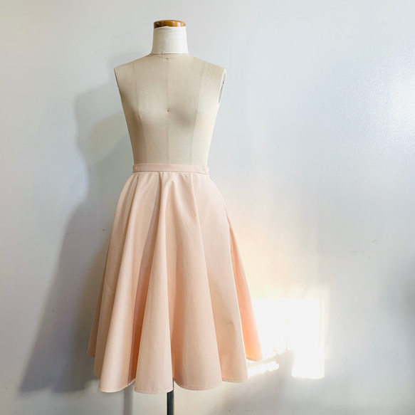 [SALE]棉/尼龍圓裙櫻桃粉色 第9張的照片