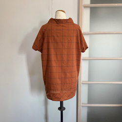 [SALE] 棉絲大廓形襯衫橙色 第8張的照片