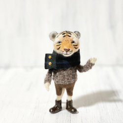羊毛フェルト ハダカデバネズミさん 羊毛フェルト 餡子猫 通販