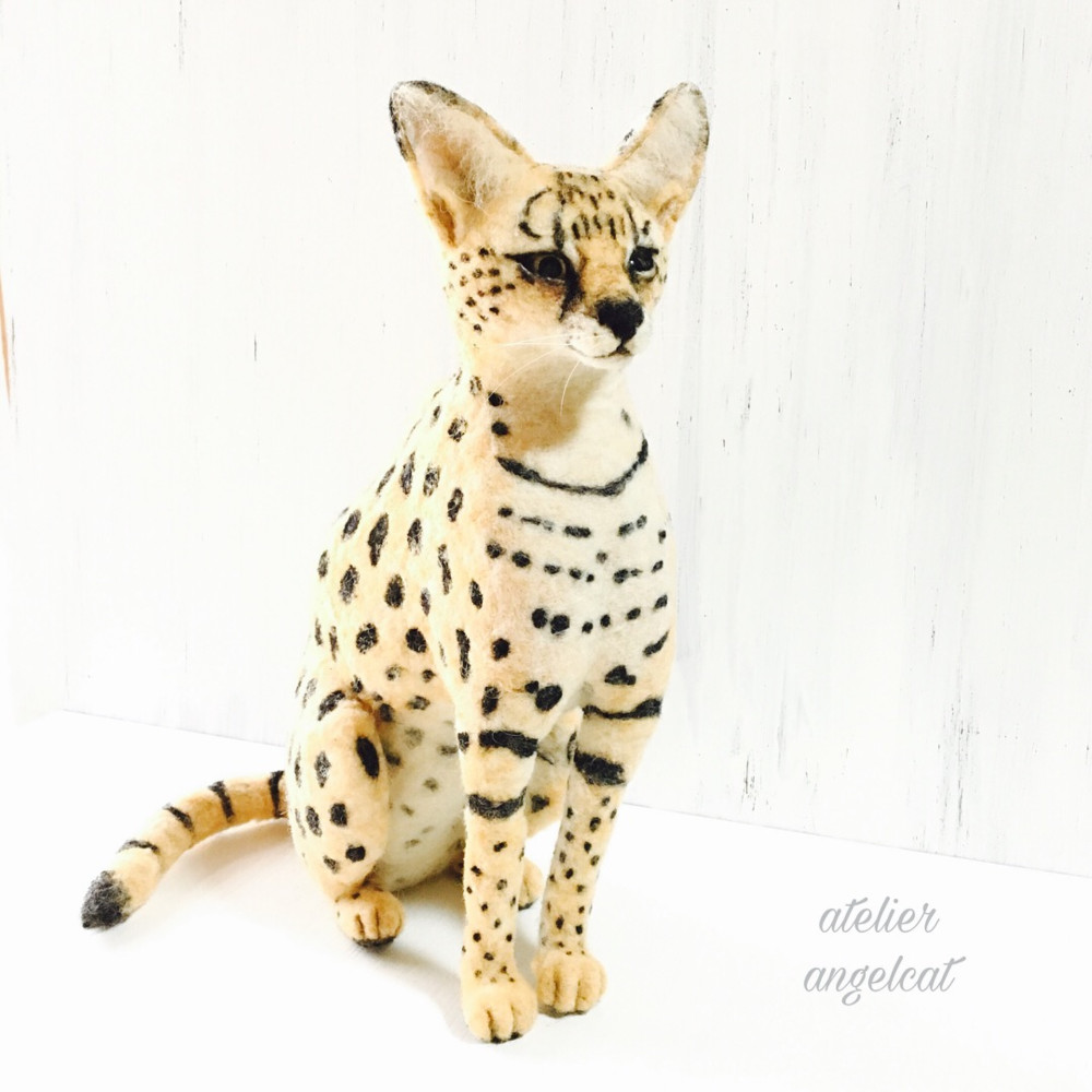 サーバルキャット　毛皮