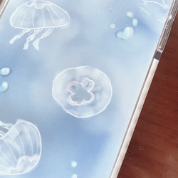 ウォータージェリーフィッシュミズクラゲのiPhoneケース耐衝撃 6枚目の画像