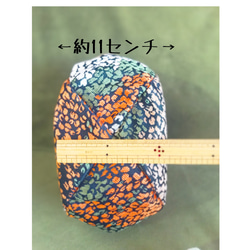 サスティナブル作品！リユース帯を使用した博多織り 〜 シルクのモダンがま口ショルダーバッグ 8枚目の画像