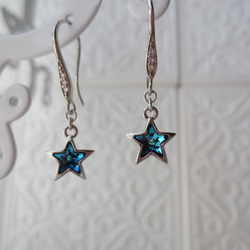 Swarovski ・shooting star ピアス 2枚目の画像