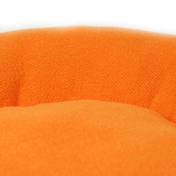 夏ペットベッド　パイルニット　オレンジ色　１.５Ｌサイズ 4枚目の画像