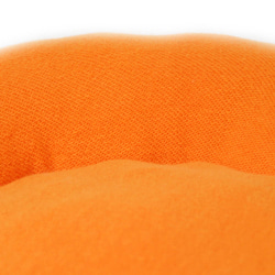 【受注制作3】 夏ペットベッド　パイルニット　オレンジ色　Ｌサイズ 4枚目の画像