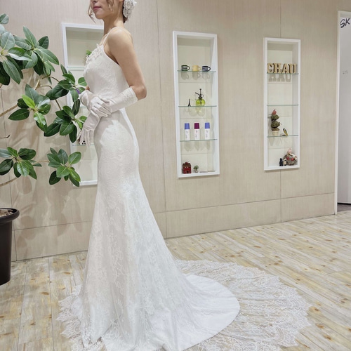 ♡ﾙﾘｱﾝ♡新作 総レースマーメイドライン ウェディングドレス⭐︎リリー  