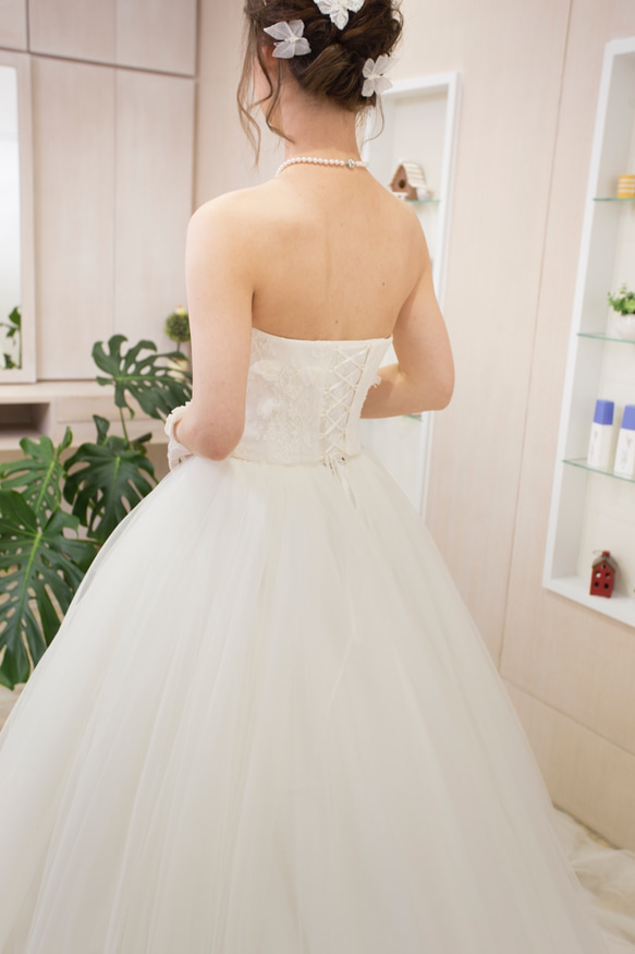 ﾙﾘｱﾝ セパレートウェディングドレス   スィートエレガンス プリンセスラインドレス 結婚式 挙式 披露宴 5枚目の画像