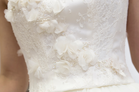 ﾙﾘｱﾝ セパレートウェディングドレス   スィートエレガンス プリンセスラインドレス 結婚式 挙式 披露宴 6枚目の画像