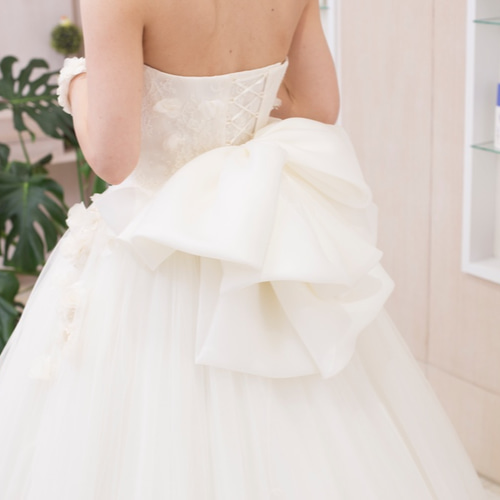 ♡ﾙﾘｱﾝ♡サテンオーガンザから作り成す柔らかバックリボン