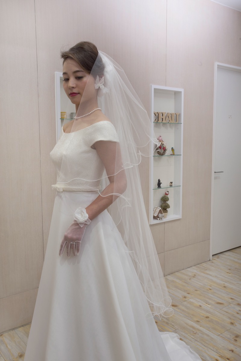 【美品】Cherie ウェディング ロングベール　CVN-101 320cm 美品】Cherie ウェディング ロングベール CVN-101 320cm ベール