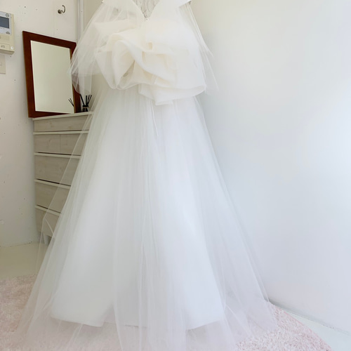 ﾙﾘｱﾝｵﾘｼﾞﾅﾙ*ふっくら柔らかな愛らしいバックリボン ウェディング 挙式  