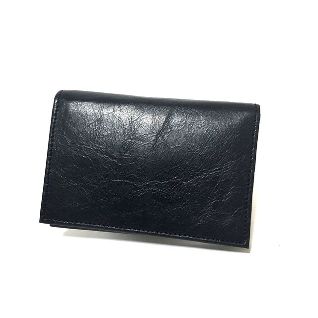 GYPS FLAT カードケース イタリアンレザー ブラック
