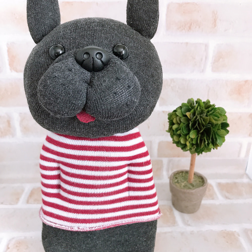 ☆大きな☆ ぽっけに手 フレンチブルドッグ ぬいぐるみ ぬいぐるみ 