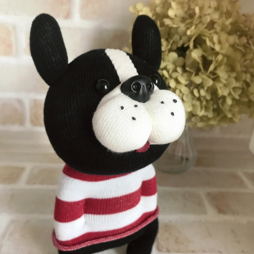 ぽっけに手 フレンチブルドッグ ぬいぐるみ ぬいぐるみ mofu_mofu_club