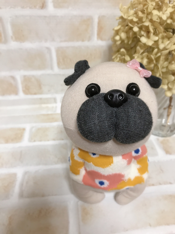 注文割引 ぽっけに手 パグ ぬいぐるみ ぬいぐるみ mofu_mofu_club 通販 その他