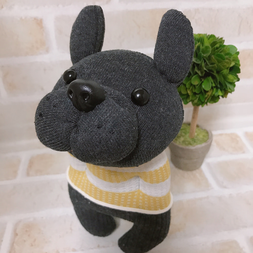 有名作家様　フレブル　フレンチブルドッグ　ハンドメイド　ぬいぐるみ フレンチブルドッグ ぬいぐるみ ハンドメイド フレブル