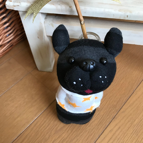 中古品 入手困難 モノコムサ × レベッカボンボン フレンチブルドッグぬいぐるみ 中古品 入手困難 モノコムサ × レベッカボンボン フレンチ