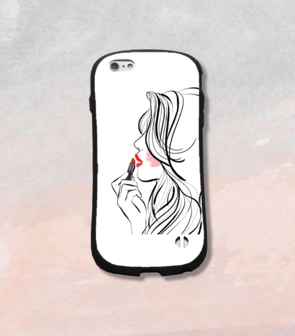 お洒落 イラスト 可愛い スマホケース オーダーメイド iPhoneケース 可愛いiPhoneケース⭐︎ギフト 1枚目の画像