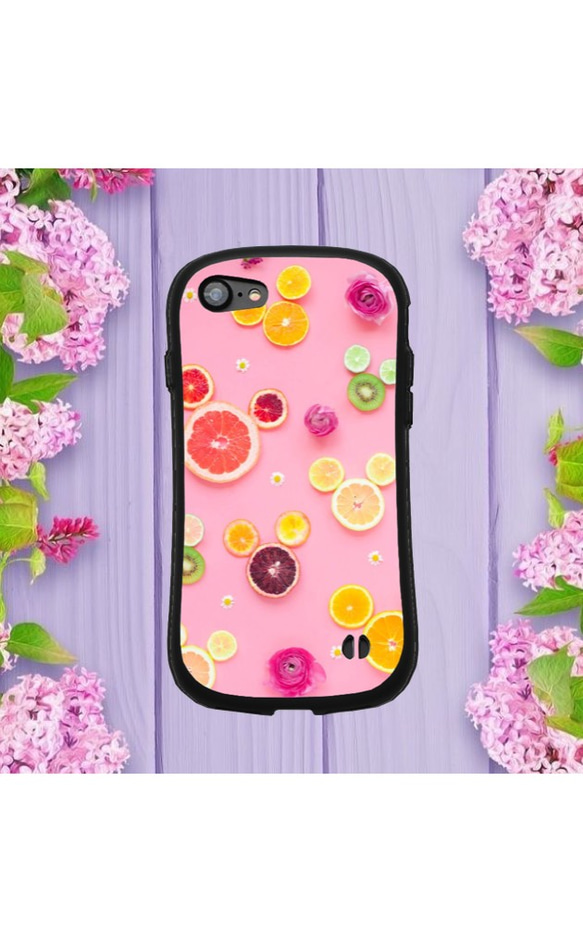 パイナップル  ピンク 可愛いケース お洒落 スマホケース 安い 可愛い ⭐️手帳型   かわいいケース お洒落ケース 3枚目の画像