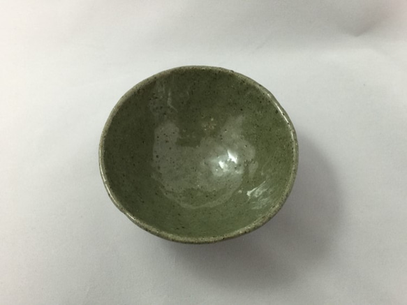 しましまお花茶碗（青） 4枚目の画像