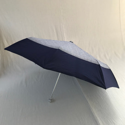 浴衣リメイク紳士用大きめ日傘 3枚目の画像