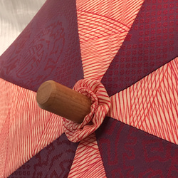 ２種類の着物からレトロ可愛い日傘②（セール中） 5枚目の画像