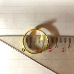 極小ビーズを1から手作りしたリング　つぶつぶビーズの指輪　木の実のような赤　ミナペルホネン風 7枚目の画像