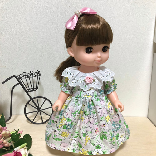 ソランちゃん ボタニカルワンピース☆26cmドール服 ソランちゃん服